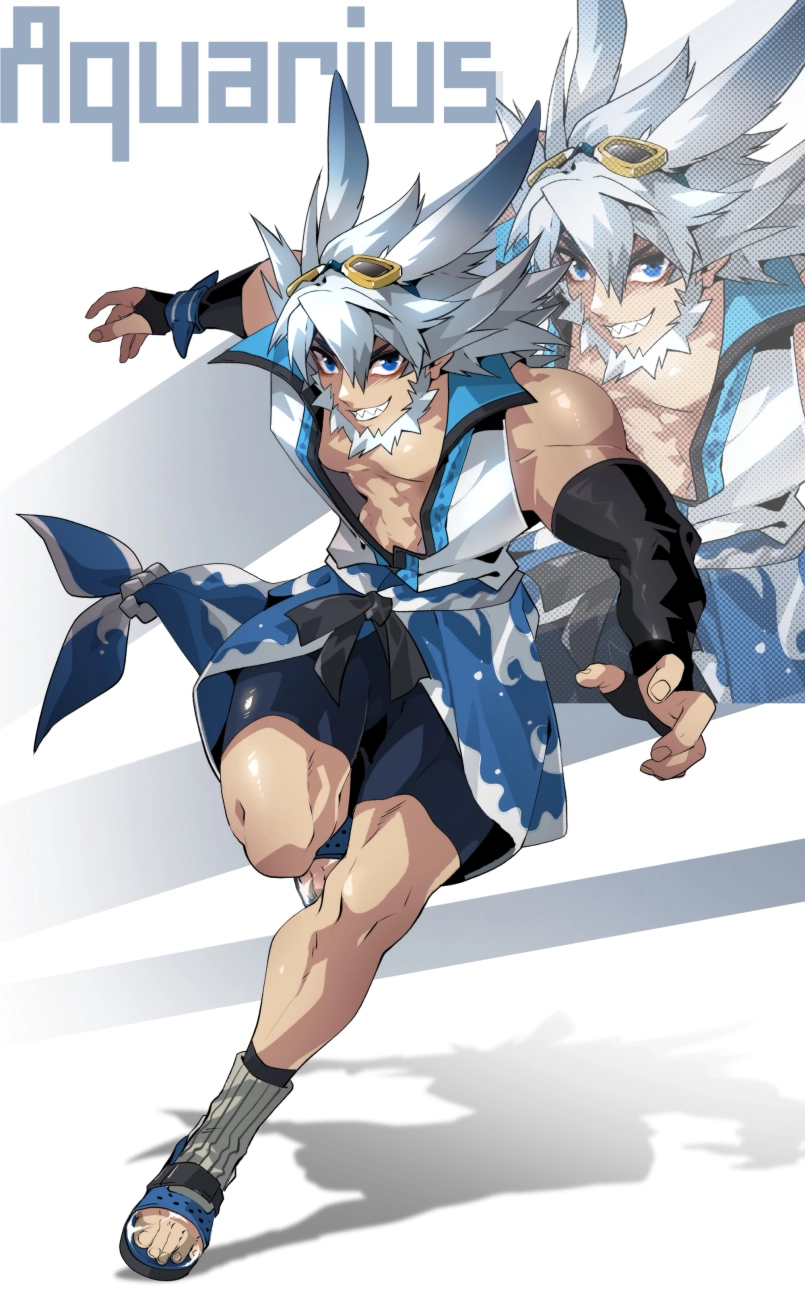 Aquarius Human Form Illustration