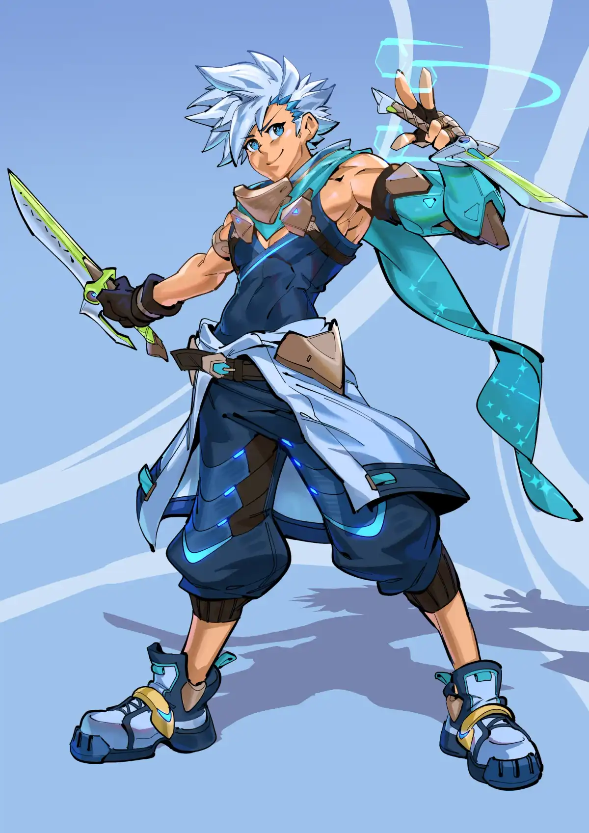 Human Alcor Tech-Monk Outfit