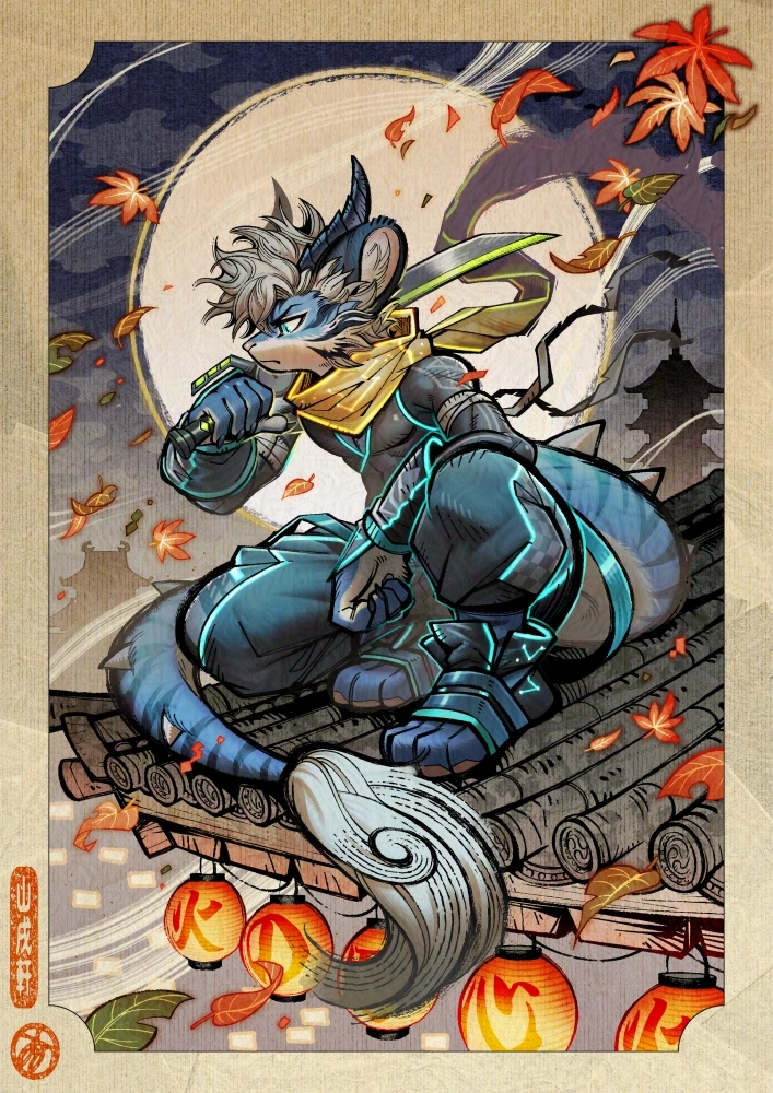 Ninja Parkour in Autumn