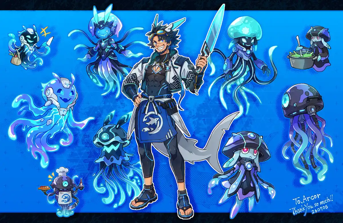 Rayan Astral Wave Work Outfit