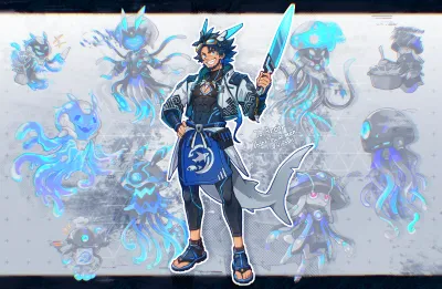 Rayan Astral Wave Work Outfit alt